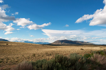 Argentina, 21/11/2010: il paesaggio mozzafiato della Patagonia nella campagna di El Calafate, la...