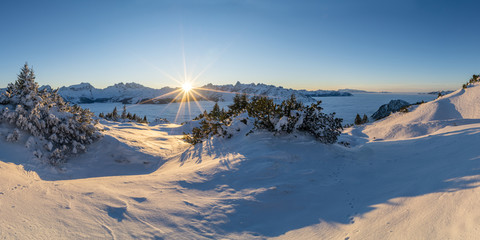 Naklejka premium Winterlandschaft