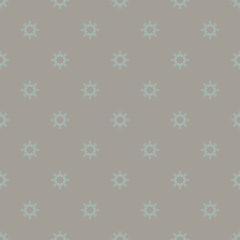 Christmas snowflakes seamless background. 