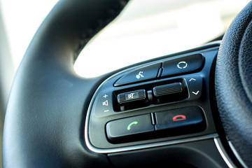 Naklejka premium Car audio control buttons