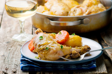 Braised Chicken with Vegetables