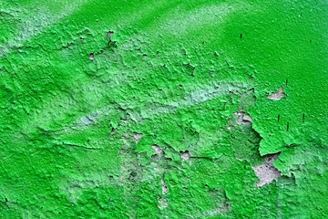 Wall surface with old cracked paint