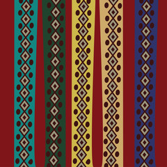 Ethnic Abstract bright pattern background.