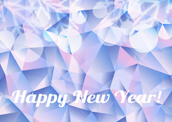 Winter color new year background