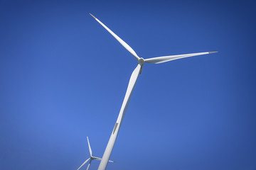 Power generation wind turbines.