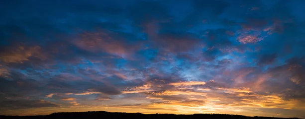 Foto op Plexiglas zonsondergang hemel © luchschenF