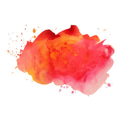 Abstract vector watercolor background.