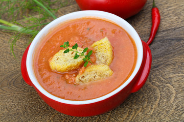 Gazpacho tomato soup