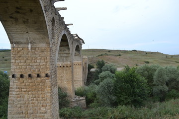 Old bridge in the Stavropol region
