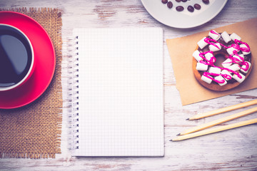 Coffee break with snack