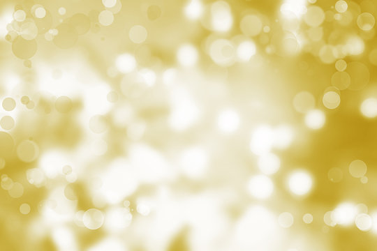 Abstract gold light blur background