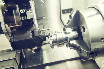 industrial metalworking cutting process by milling cutter