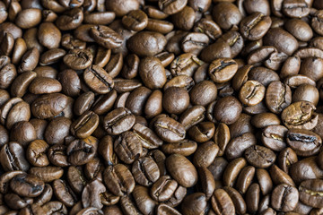 Coffee beans background