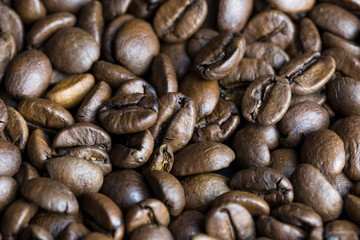 Coffee beans background