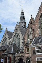 Fototapeta na wymiar Oude Kerk in Amsterdam