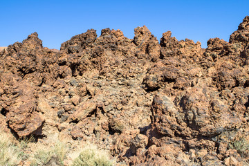 Lava Field on Tenerife, Spain.