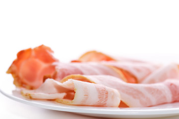 thin slices of bacon