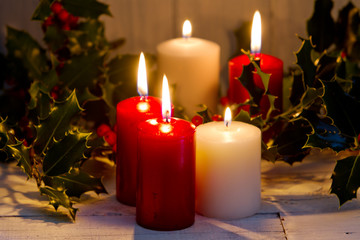Christmas candles