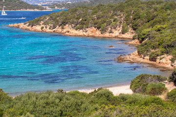 The beautiful beach on Sardinia island, Italy
