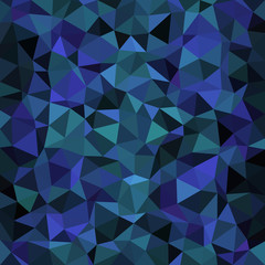 Kaleidoscopic low poly triangle style vector mosaic background