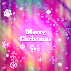 Abstract background snowflakes for design