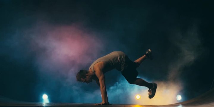 Break Dance Choreography Performance Slow Motion