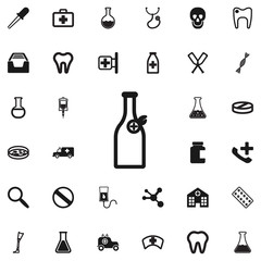 Medicine vial bottle