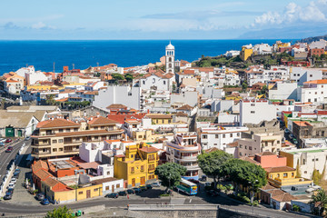 Garachico town on the coast of Tenerife