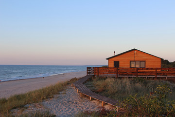 Sunset House on the Baltic Sea coast, Kaliningrad district, Russia