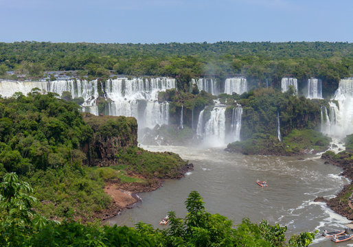 Great Iguazu Falls. Natural Wonder of the World