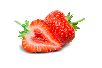 Strawberry isolated on white