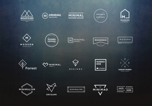20 Minimalist Logo Layouts 1