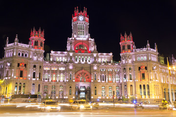 Fototapeta na wymiar Navidad en Madrid