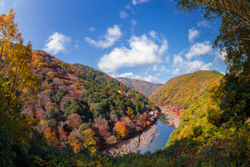 秋の嵐山