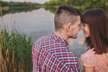 young couple in love