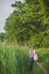 young couple in love