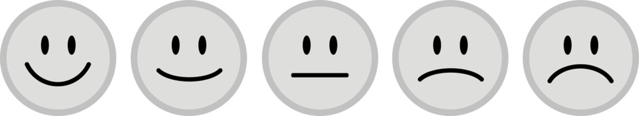 Fototapeta premium Smiley set 