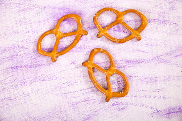 three pretzels