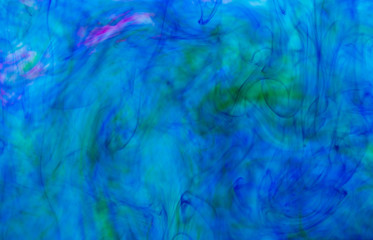 Fototapeta na wymiar Abstract underwater color background. Color drop underwater crea