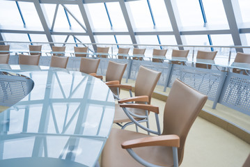 Image of a big round conference hall