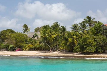 The coastline and beach of Barbados