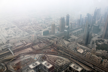 Fototapeta na wymiar View on Dubai downtown