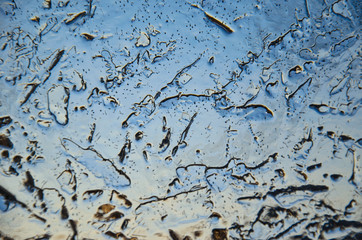 Natural abstract background of the ice