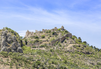 Fototapeta na wymiar ancient castle of Moclin, province of Granada, Spain