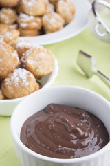 Chocolate with buñuelos