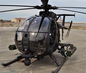 Special Forces AH-6 Little Bird Helicopter