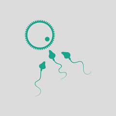 Sperm and egg cell icon