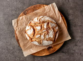 freshly baked bread