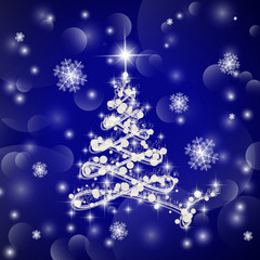 Christmas tree illustration.