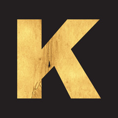 Uppercase letter K of the English alphabet